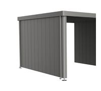 Biohort Side Wall for the Side Roof for Garden Shed Neo - Quartz Grey-Metallic - 4A/4B/4C/4D