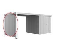 Biohort Side Wall for the Side Roof for Garden Shed Neo - Silver-Metallic - 2A/2B/2C/2D
