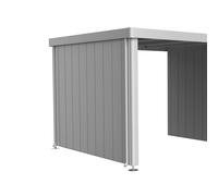 Biohort Side Wall for the Side Roof for Garden Shed Neo - Silver-Metallic - 3A/3B/3C/3D