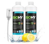 BiOHY All-purpose Cleaner (2 x 1l Bottle) + Dispenser | Gentle professional - universal cleaner for household and car | completely biodegradable (Allzweckreiniger)