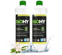 BiOHY Carpet Shampoo (2 x 1l Bottle) | Carpet Cleaner Ideal for Removing Stubborn Stains | Specially Developed for Washing Vacuum Cleaners (Teppichshampoo)