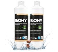 BiOHY Coffee Machines Descaler (2 x 1l Bottle) | Ideal for descaling all coffee machines & espresso machines | Approx. 20 descaling operations/bottle (Kaffeevollautomaten Entkalker)