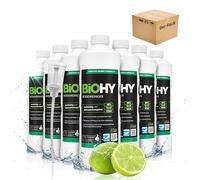 BiOHY Floor Cleaner (12 x 1l Bottle) + Dispenser | Concentrate for All Cleaning Machines and All Hard Floors | Pleasant Smell and Streak-Free Cleaning (Bodenreiniger)