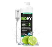 BiOHY Floor Cleaner (1l Bottle) + Dispenser | Concentrate for All Cleaning Machines and All Hard Floors | Pleasant Smell and Streak-Free Cleaning (Bodenreiniger)