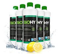 BiOHY Floor Cleaner for Wiping Robots (6 x 1l Bottle) | Concentrate for all wiping & suction robots with wet function | sustainable & ecological (Wischroboter)