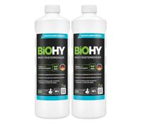 BiOHY Professional Window Cleaner (2 x 1l Bottle) | Glass cleaner concentrate, ideal for all WINDOW VACUUM CLEANERS| streak-free cleaning of glass & window (Profi Fensterreiniger)