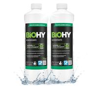 BiOHY Soft Soap (2 x 1l Bottle) | Floor Cleaner Concentrate | Natural Ingredients | Applicable on All Sensitive Surfaces | Rubber, Linoleum, parquet, PVC, Stone (Schmierseife)