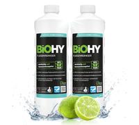 BiOHY Tile Cleaner (2 x 1l Bottle) | Specially Developed for Stone & Tile Floors | Leaves a Dirt-Repellent Shiny Layer | effortlessly removes Any Kind of Dirt (Fliesenreiniger)