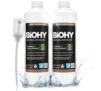 BiOHY Universal Descaler (2 x 1l Bottle) + Dispenser | Concentrate for 20 descaling processes per Bottle | Compatible with All Fully Automatic Coffee & Espresso Machines (Universal Entkalker)