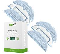 BiOHY Wipes Set (Set of 6) | Compatible with Roborock S8, S7, S7+, MaxV Ultra, S7 Pro Ultra | Mop Robot Replacement Accessories for Roborock Wipes | Floor Mop Suitable for the Original