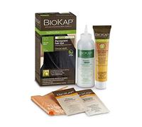 BioKap Natural Black 1.0 Rapid Hair Dye 135 ml - works in just 10 mins, permanent, vegan & natural nourishing formula suitable for sensitive skin