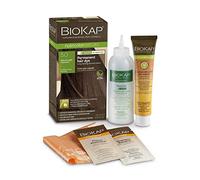 BioKap, Natural Light Chestnut 5.0 Nutricolor Delicato Rapid Permanent Hair Colour - PPD-Free and Ammonia-Free Vegan Hair Dye for Sensitive Skin with 100% Grey Coverage in just 10 Minutes