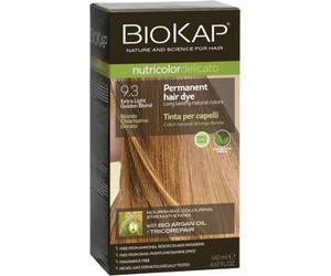 Biokap Nutricolor Delicato Hair Dye 9.3 Extra Light Golden Blonde