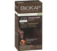 BIOKAP Rapid Permanent Hair Colour 4.05 Chocolate Chestnut Brown | Only 10 Minutes Reaction Time | Organic Argan Oil - TricoRepair Complex - Vegan | Optimal Grey Coverage | Up to 80% Natural
