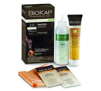 BIOKAP RAPID Permanent Hair Colour 2.9 Dark Chocolate Brown Only 10 Minutes Reaction Time Organic Argan Oil TricoREPAIR Complex Vegan Optimal Grey Coverage Up to 80% Natural Ingredients