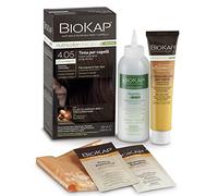 BIOKAP Rapid Permanent Hair Colour 4.05 Chocolate Chestnut Brown | Only 10 Minutes Reaction Time | Organic Argan Oil - TricoRepair Complex - Vegan | Optimal Grey Coverage | Up to 80% Natural