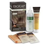 BIOKAP RAPID Permanent Hair Colour 8.03 Light Natural Blonde Only 10 Minutes Reaction Time Organic Argan Oil TricoREPAIR Complex Vegan Optimal Grey Coverage Up to 80% Natural Ingredients