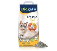 Biokatʼs Classic 3in1 with fragrance-free formula - Clumping cat litter with 3 different grain sizes - 1 bag (1 x 10 L)