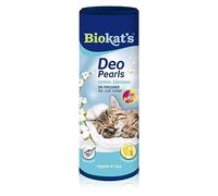 Biokatʼs Deo Pearls Cotton Blossom - Scented Cat Litter Additive for Freshness and Solid Clumps in the Litter Tray - 1 Tubes (1 X 700 G)