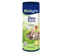 Biokatʼs Deo Pearls Spring - Scented Cat Litter Additive for Freshness and Solid Clumps in the Litter Tray - 1 Tubes (1 X 700 G)