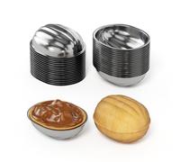 BIOL Oreshki Mold - Mini Metal Cookie Molds for Sweet Russian Nuts