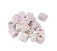 Biological Filter Rings for Aquarium Nitrite Removal White Media | Highly Porous with Large Surface Area and Tiny Pores, for Mini-reef Aquarium and Saltwater Fish Tank