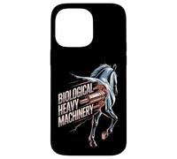 Biological Heavy Machinery Funny Horse Equestrian Design Case for iPhone 14 Pro Max