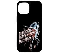 Biological Heavy Machinery Funny Horse Equestrian Design Case for iPhone 15