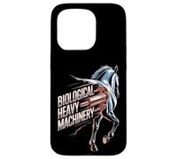 Biological Heavy Machinery Funny Horse Equestrian Design Case for iPhone 15 Pro