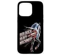 Biological Heavy Machinery Funny Horse Equestrian Design Case for iPhone 15 Pro Max