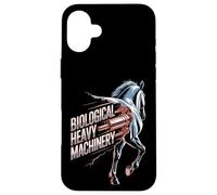 Biological Heavy Machinery Funny Horse Equestrian Design Case for iPhone 16 Plus