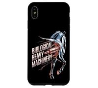 Biological Heavy Machinery Funny Horse Equestrian Design Case for iPhone XS Max