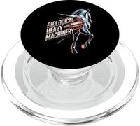 Biological Heavy Machinery Funny Horse Equestrian Design PopSockets PopGrip for MagSafe