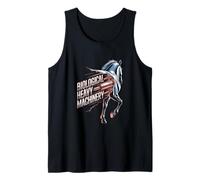 Biological Heavy Machinery Funny Horse Equestrian Design Tank Top