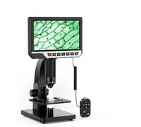 Biological Microscope Dual Lens 2000X 7" IPS HD1080P Digital Microscopes For Soldering Study With Remote Control Biological Educational