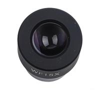 Biological Microscope Eyepiece 23 2mm Wide Field 5X 25X for Enhanced Image and Comfort During Observations (WF15X)
