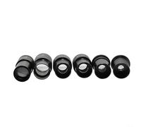 Biological Microscope Eyepiece WF5X WF10X WF15X WF16X WF20X WF25X, Wide Angle Lens 23.2mm for Monocular Microscopes, Aluminum Alloy + Glass, Black(WF15X/13)