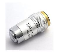 Biological Microscopes Achromatic Objective Lens 100X (oil) 4X 10X 20X 40X 60X 195mm Conjugate Distance, Universal RMS Thread (Color : 100X)