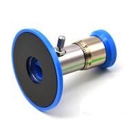 Biological Microtome Plant Hand Slicer for School Lab - Precise 0.02mm Division, 0-10mm Lift, Metal Blue-Silver