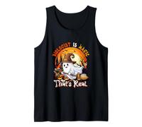 Biologist is Magic Halloween Ghost On Broomstick Proud Job Tank Top