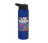 Biologist Microbiologist Microbiology Lab Staph Biology Stainless Steel Insulated Water Bottle