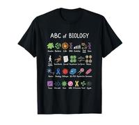 Biology Alphabet Science Education Teacher Student Chart T-Shirt