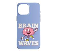 Biology Brain Waves Funny Pun Human Evolution Theory Science Case for iPhone 16 Pro Max