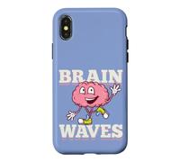 Biology Brain Waves Funny Pun Human Evolution Theory Science Case for iPhone X/XS
