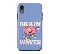 Biology Brain Waves Funny Pun Human Evolution Theory Science Case for iPhone XR