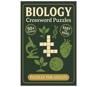 Biology Crossword Puzzles: Crossword Puzzles with Easy to Read Print about Biology, Life Sciences, and More | 6x9 inches, 120 pages | 50+ Puzzles - ... & Teachers (Gridman's Themed Puzzle Universe)