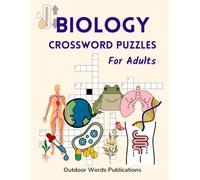 Biology Crossword Puzzles For Adults: Medium Level Puzzle Book for Fans of Life Sciences