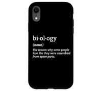 Biology Definition Organism Genetics Science Microbiologist Case for iPhone XR