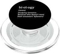 Biology Definition Organism Genetics Science Microbiologist PopSockets PopGrip for MagSafe