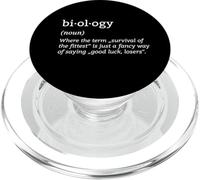 Biology Definition Organism Genetics Science Microbiologist PopSockets PopGrip for MagSafe